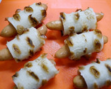 レンジで簡単！シャウエッセン焼きちくわ作り方2写真