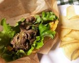 焼き肉ライスバーガー☆冷ご飯でもOK作り方4写真