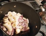 鶏肉のトムヤムバナナ煮作り方2写真