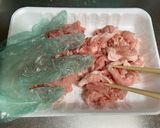 豚こま肉で☆青じそドレッシングのおろし焼作り方10写真