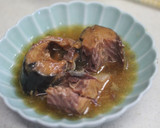 鯖の醤油煮とほうれん草のトロロがけ作り方4写真