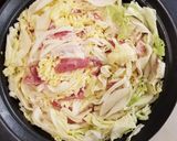 白菜・豚肉・餃子の皮のミルフィーユ鍋作り方3写真