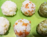 犬ご飯　３色おにぎり作り方7写真