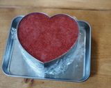 ハート♥ホワイトチョコレアチーズケーキ作り方11写真