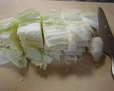 鯖缶と白菜のレンジ蒸し作り方1写真