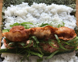 お弁当に鮭マヨと餃子の海苔巻き風作り方4写真