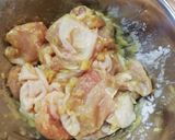 揚げない鶏唐揚げのごま甘酢炒め作り方3写真