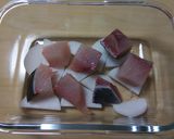 ポン酢でお手軽レンチンぶり大根作り方3写真