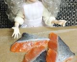 リカちゃん♡鮭 舞茸のポンみぞれ焼き作り方1写真