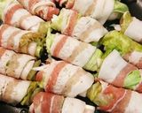 豚肉のレタス巻き作り方3写真
