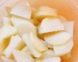 やみつき必至！いぶりがっこのポテトサラダ作り方1写真