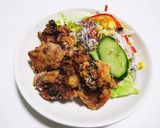 カリッとジューシー♫鶏もも肉の竜田揚げ作り方4写真