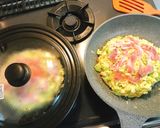 キャベツと豚肉のお好み焼き作り方4写真