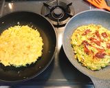 キャベツと豚肉のお好み焼き作り方5写真
