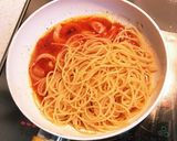 簡単クノールトマトポタージュで作るパスタ作り方4写真