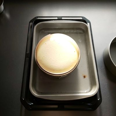 ぱっくり割れない！絶品スフレチーズケーキ by reiko＊oven