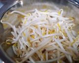 豆腐ともやしの酒粕味噌汁作り方1写真