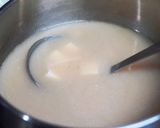 豆腐ともやしの酒粕味噌汁作り方2写真