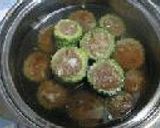 ゴーヤのミンチ詰め作り方4写真