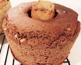 シフォン型　ナッツとココアの米粉ケーキ作り方7写真