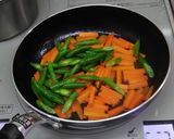 人参とインゲンのきんぴら・色良し味良し作り方4写真
