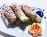 簡単ネギ巻き、居酒屋風。作り方4写真