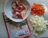 中華鍋　炒飯　卵なし作り方1写真
