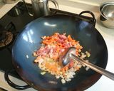 中華鍋　炒飯　卵なし作り方3写真