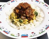 春菊のスクランブルエッグ作り方4写真