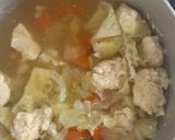 鶏団子スープ作り方3写真