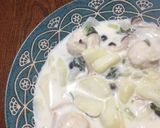 米粉で、肉団子と白菜のクリームシチュー作り方3写真