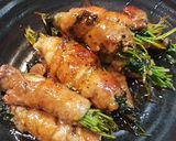豆苗の豚バラ巻き作り方8写真