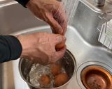 半熟煮卵(漬け汁節約)作り方2写真