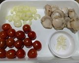 ほたてとトマトのバター炒め作り方1写真