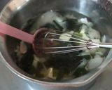 寒い日にも★美味★蓮根わかめ豆腐のみそ汁作り方8写真