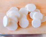 たこと長芋のわさびドレッシング和え作り方1写真