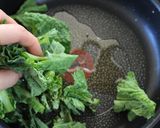 材料３つ！菜の花の塩こんぶごま油炒め作り方1写真