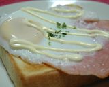 目玉焼き♡トースト作り方3写真