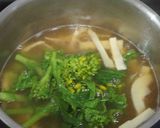 菜の花と筍の葛かけうどん作り方5写真