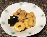 鶏肉とちくわぶの甘辛煮作り方5写真