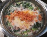 鮭とほうれん草ときのこのクリームパスタ作り方4写真