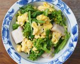 菜の花と卵のサラダ作り方4写真