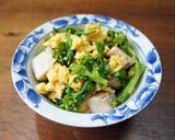 菜の花と卵のサラダ作り方5写真