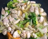 鶏と野菜のあんかけ丼作り方1写真