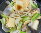 厚揚げ、豚ばら玉ねぎ小松菜であんかけ炒め作り方4写真