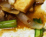 厚揚げ、豚ばら玉ねぎ小松菜であんかけ炒め作り方9写真