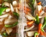 全てレンジ肉なしポン酢生姜焼風春雨炒め煮作り方12写真