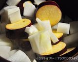 厚揚げとさつまいもココナッツビネガー煮物作り方3写真