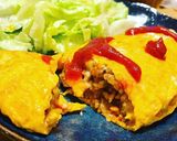 残りごはんで。オムライス。作り方8写真