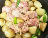 鶏肉と新じゃがのガーリックレモン焼き♪作り方4写真